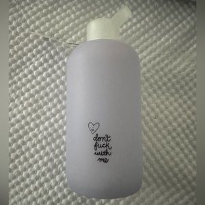 bkr “Don’t f**k with me” 32 oz/1 liter water bottle - light purple - NWT